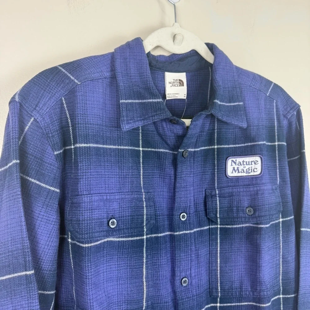 The North Face Navy Checkered Men's Shirt